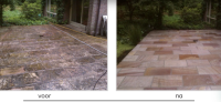 Professionele reiniging van Terras en Bestrating